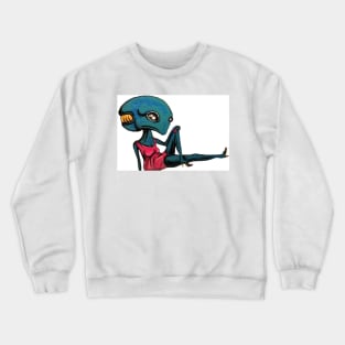 Casual Alien Crewneck Sweatshirt